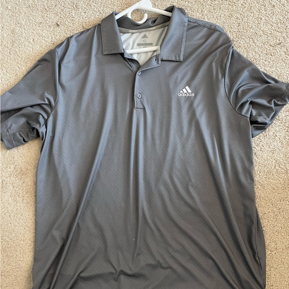 Adidas grey golf polo. Size XL